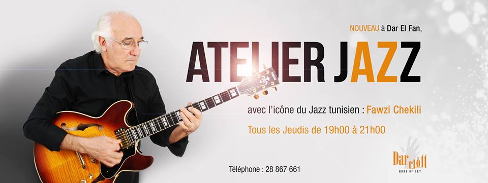 Atelier jazz avec Fawzi Chekili à Dar El Fan