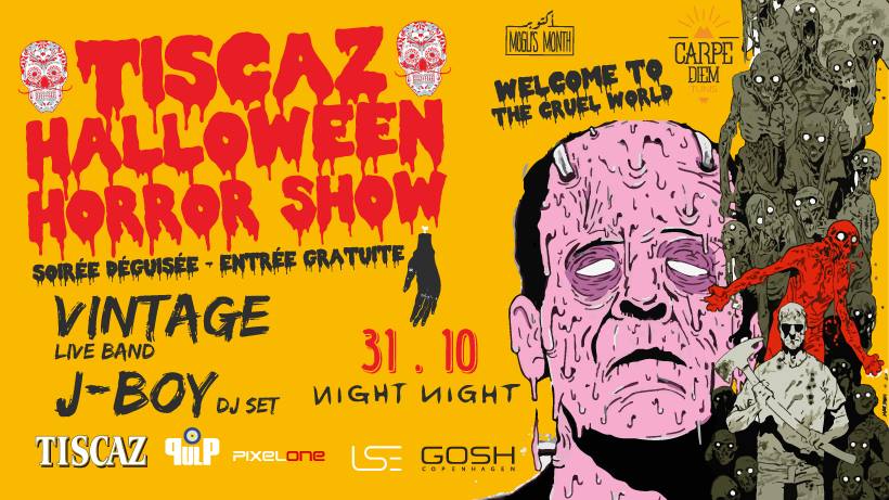 Tiscaz Halloween Horror Show au Carpe Diem